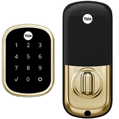 Yale ProSL Touchscreen Key Free Z-Wave Plus Deadbolt, Polished Brass, YRD156-ZW2-P05