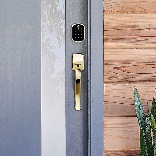 Yale ProSL Touchscreen Key Free Z-Wave Plus Deadbolt, Polished Brass, YRD156-ZW2-P05